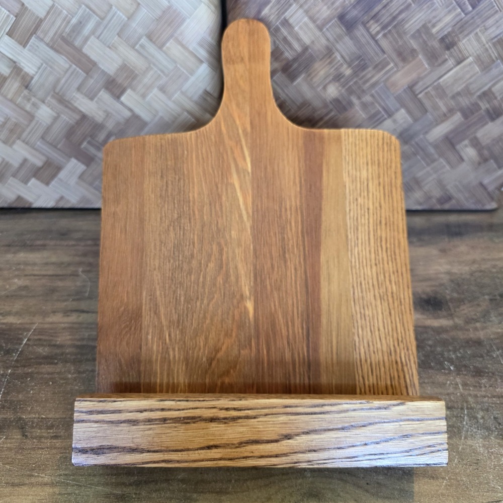 Wood Cutting Board Easel‎ Cook Book Stand Picture Stand Farm Decor 14" x 9.5"